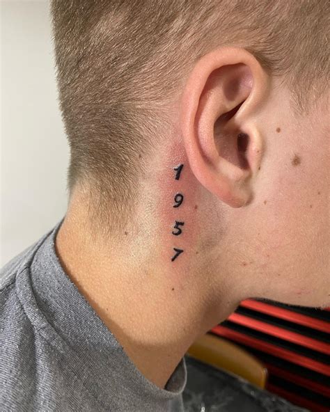 guy tattoo behind ear|Top 50 Behind the Ear Tattoo Ideas